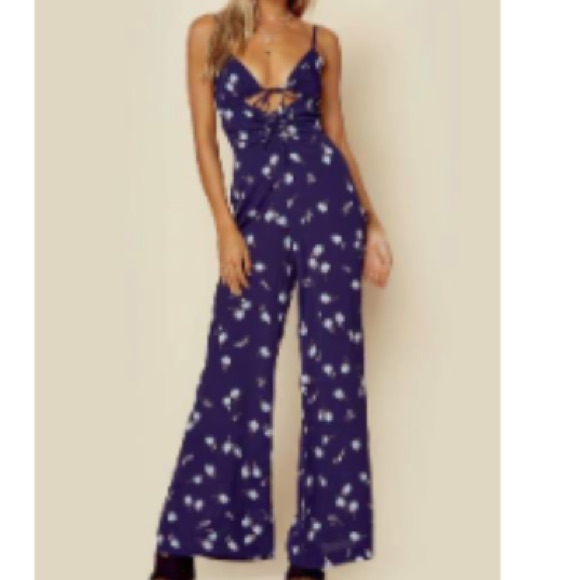 Planet Blue Poppy Jumpsuit